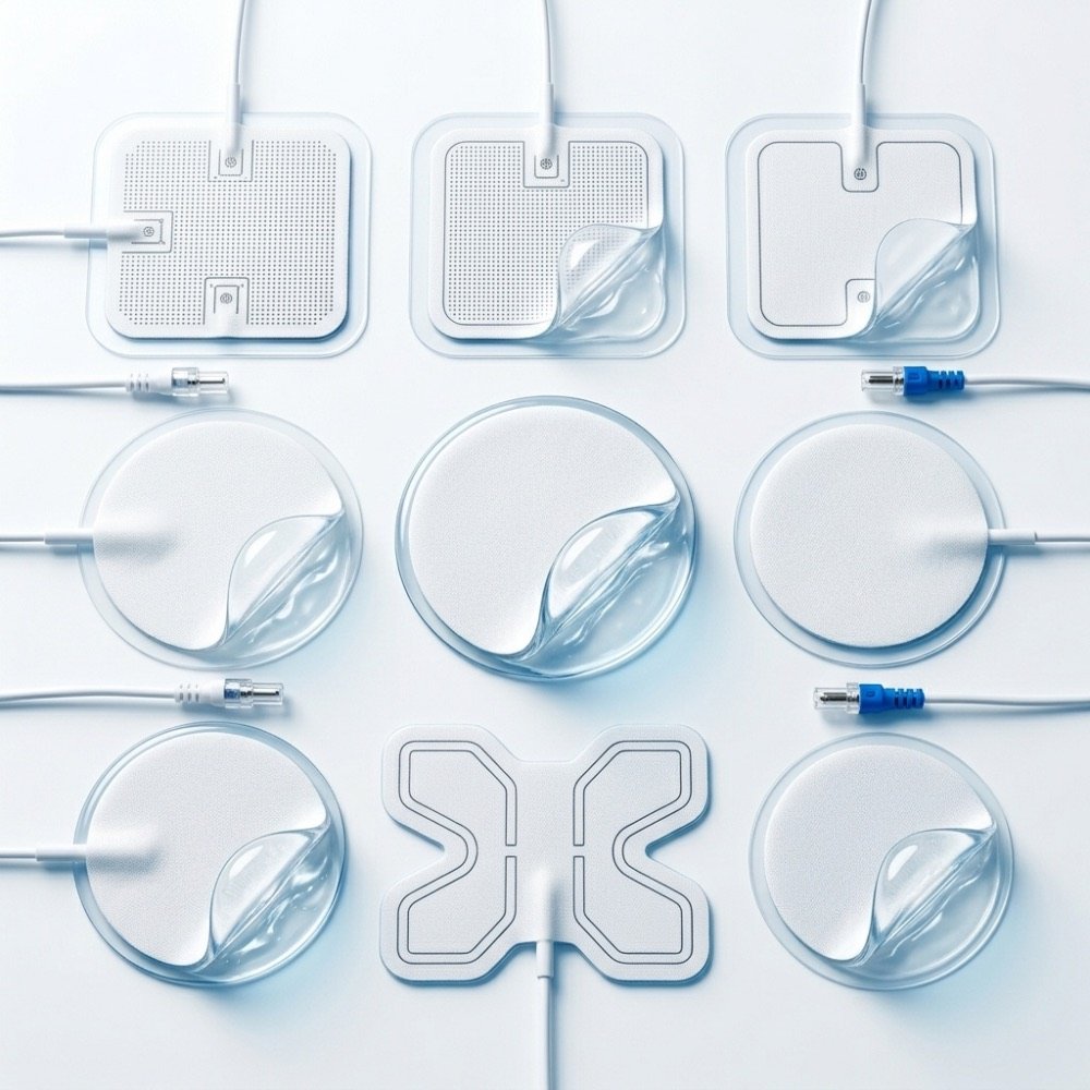 Self-Adhesive TENS EMS Electrode Pads for Physical Therapy - NormanDiagnostic